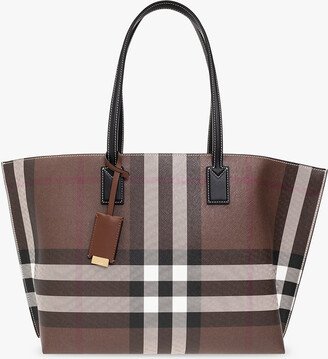 ‘TB Medium’ Shopper Bag - Brown