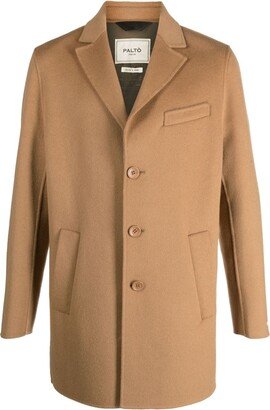 Paltò Single-Breasted Wool-Blend Coat