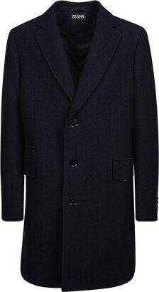 Single-Breasted Coat-BL