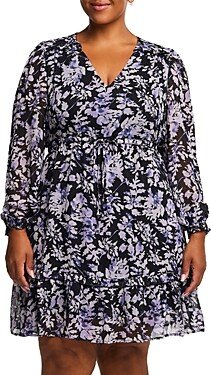 Wild Orchid Long Sleeve Dress