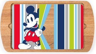TOSCANA - a brand - Disney Mickey Mouse Billboard Glass Top Cheese Board, Serving Platter, Cheese Boards Charcuterie Boards, (Parawood)