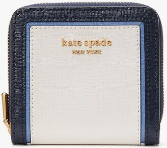 Morgan Colorblocked Small Compact Wallet