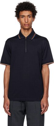 Navy Stripe Polo