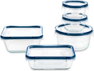 Freshlock Plus Microban 10-Pc. Glass Food Storage Set