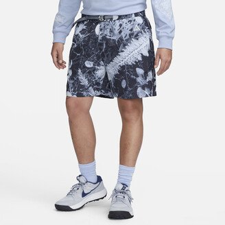 Men's ACG Allover Print Trail Shorts in Grey