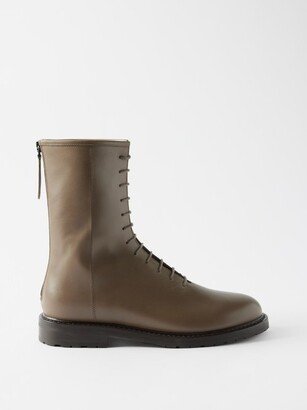 Model 08 Lace-up Leather Boots