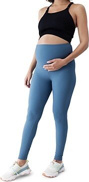 Ribbed Active Maternity Leggings