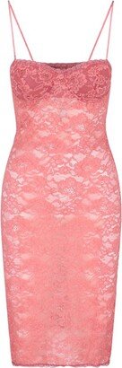 Lace-Detailed Sleeveless Chemise-AA