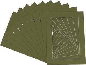 PosterPalooza 20x24 Mat for 16x20 Photo - Dill Green Matboard for Frames Measuring 20 x 24 Inches - To Display Art Measuring 16 x 20 Inches