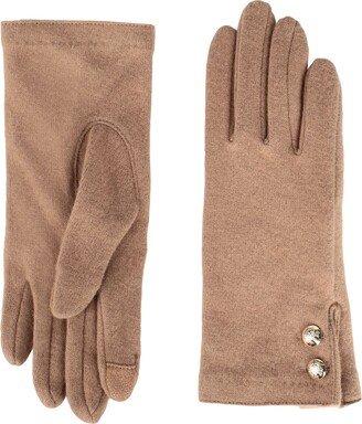 Wool-blendtech Gloves Gloves Camel