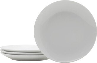 Everyday Whiteware Coupe Rim Salad Plate 4 Piece Set