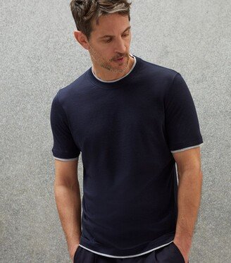 Silk-Cotton T-Shirt