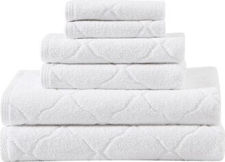 Maude Solid Cotton Terry 6 Piece Towel Set