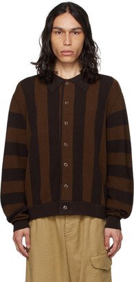 Brown Rat Pack Cardigan