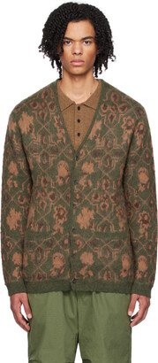 Green Botanical Cardigan