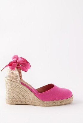 Carina 80 Canvas & Jute Espadrille Wedges