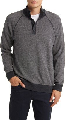 Birdseye Jacquard Wool & Cotton Pullover