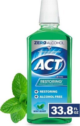 ACT Restoring Mouthwash - Mint Burst - 33.8 fl oz