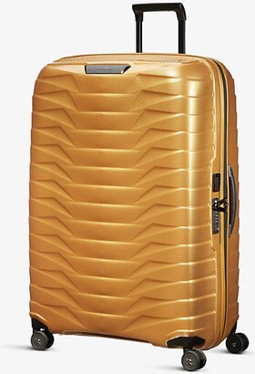 Honey Gold Proxis Spinner Hard Case Four-wheel Polypropylene Cabin Suitcase 81cm