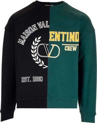 Logo Printed Crewneck Sweatshirt-BP