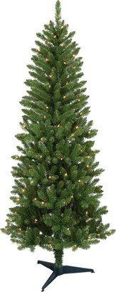 Puleo Pre-Lit Carson Pine Artificial Christmas Tree with 100 Lights, 5'