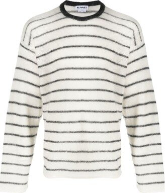 Striped Intarsia Knit Jumper