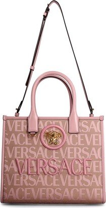 All-Over Logo Jacquard Small Tote Bag-AA