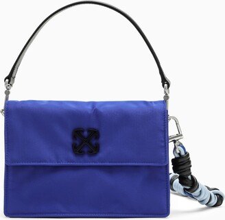 Blue nylon handbag