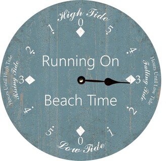 Big Tide Clock - Carolina Blue Tidal Personalized Clock