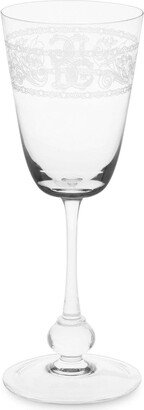 Logo-Embellished White Wine Glass