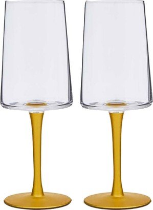 Creatures of Curiosity Stem Wine Glasses Set, 2 Pieces