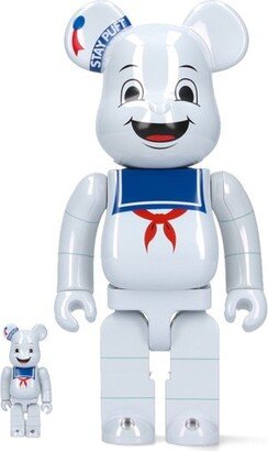 Stay Puft Marshmallow Man 100% + 400% Be@rbrick Figure Set