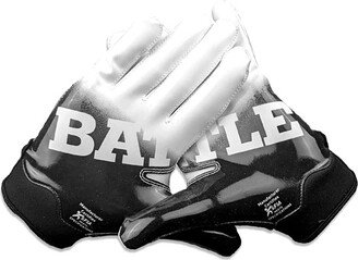 Battle Sports Science Battle Sports Youth Gradient Doom 1.0 Football Gloves - Medium - Black/White