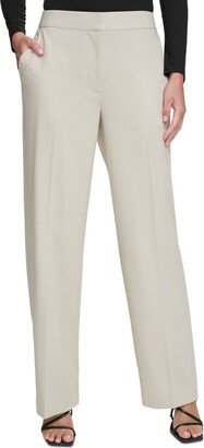 Petite High-Waist Wide-Leg Pants