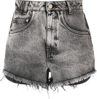 High-Rise Jeans Mini Shorts