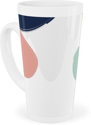 Mugs: Playground - Multi Tall Latte Mug, 17Oz, Multicolor