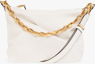 ‘Diamond’ Hobo Shoulder Bag - Cream