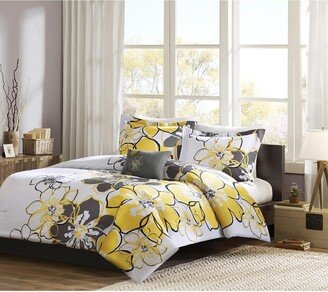 Gracie Mills Allison 3 Piece Comforter Set, Yellow - Twin Xl