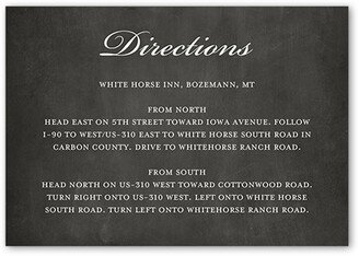 Enclosure Cards: Laurel Union Wedding Enclosure Card, Grey, Matte, Signature Smooth Cardstock, Square