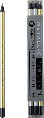 PRINTWORKS Photo Album Pencils Metallic Pkg/3