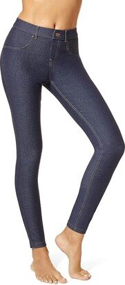 Essential Denim Leggings (Deep Indigo Wash) Women's Jeans