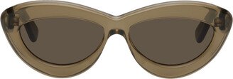 Gray Cat-Eye Sunglasses