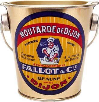 Edmond Fallot Dijon Mustard In A Decorated Metal Pail 16Oz