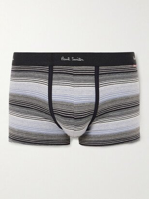 Striped Stretch-Cotton Boxer Briefs