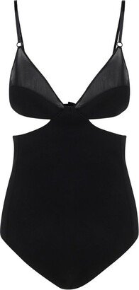 Cut-Out Sleeveless Bodysuit