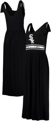 Women's G-iii 4Her by Carl Banks Black Chicago White Sox Game Over Maxi Dress