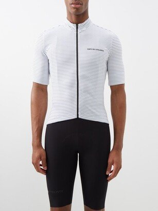 Francine Striped Jersey Cycling Top