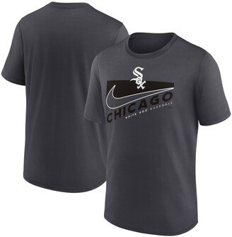 Men's Anthracite Chicago White Sox Swoosh Town Performance T-shirt