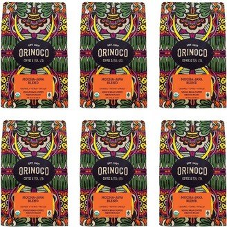 Orinoco Coffee & Tea Ltd Orinoco Coffee & Tea Coffee Mocha Java Blend Whole Bean - Case of 6/12 oz Bags