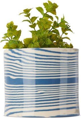 Henry Holland Studio Blue & White Ceramic Planter